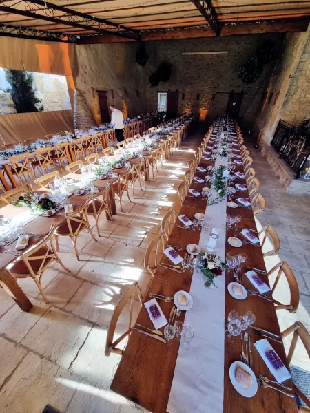 La salle de mariage et piste de danse idéale pour mariage à proximité d'Avignon - Rochefort du Gard