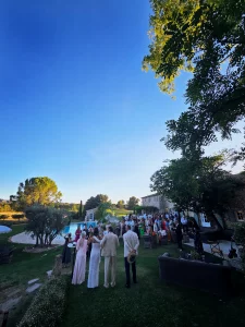 Vin d'honneur au mas de la rose - Alpilles - Réception en musique
